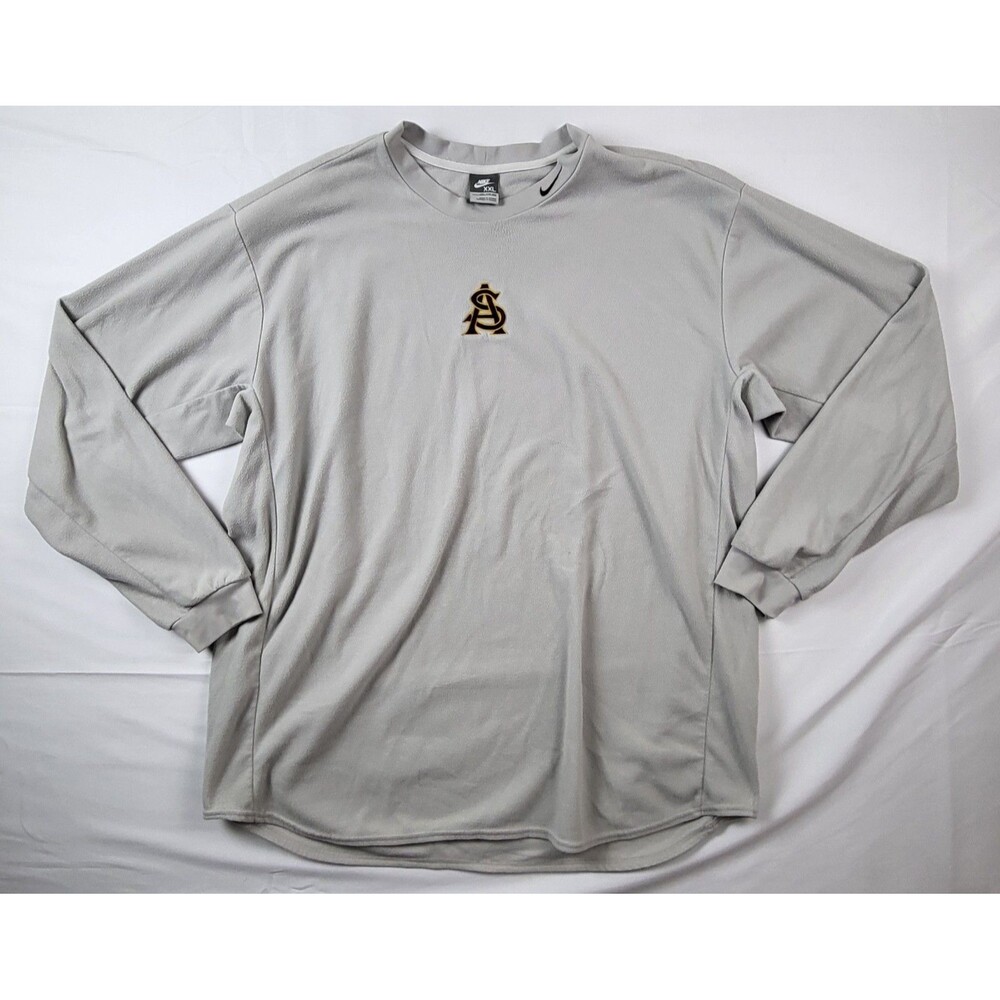 VTG 90's Nike Crewneck Long Sleeve Training Fleece XXL Arizona State University